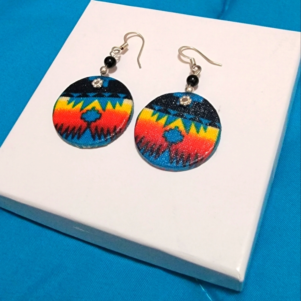 Indigenous Print Earrings